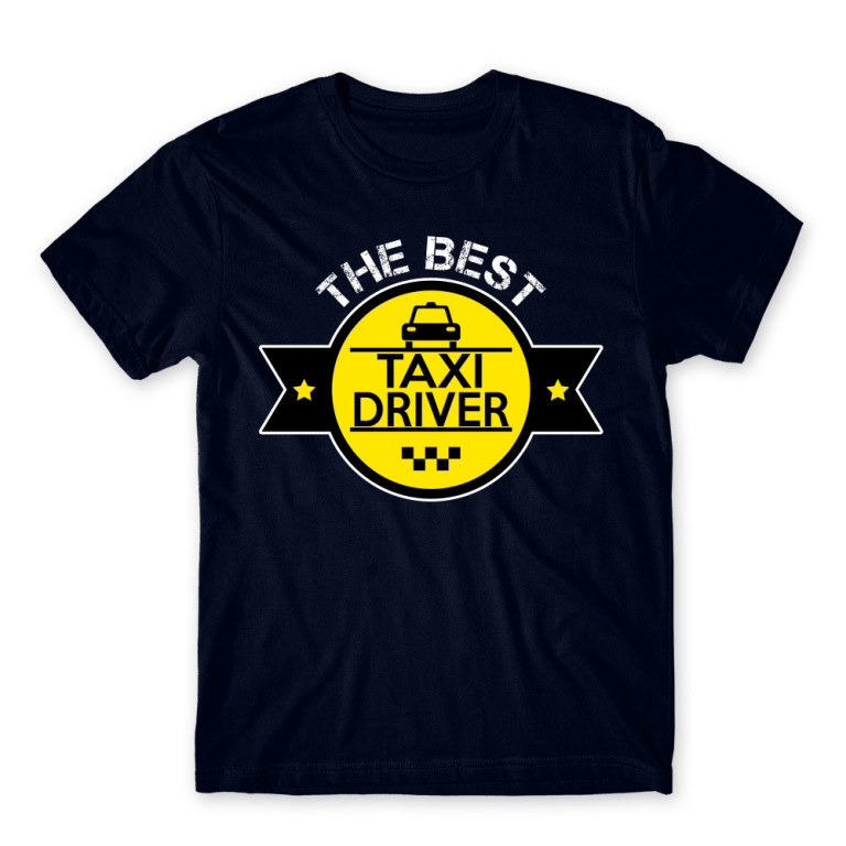 The Best Taxi driver Navy Men's T-shirt for Taxi Driver, Work