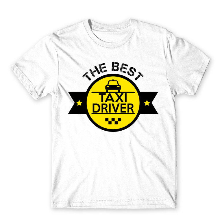The Best Taxi driver White Men's Tee for Taxi Driver, Work