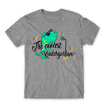 The coolest kindergartner Grey Melange Men's T-shirt for Kindergartner, Work