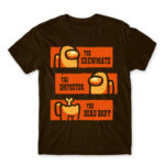 The dead body Chocolate Men's T-shirt for Gaming