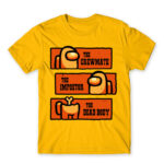 The dead body Gold Men's T-shirt for Gaming