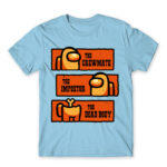The dead body Sky Blue Men's Tee for Gaming