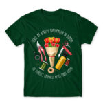 The florist is always cool Bottle Green Men's Tee for Florist, Work