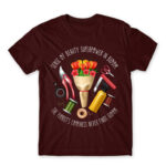 The florist is always cool Burgundy Men's T-shirt for Florist, Work