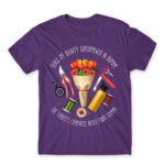The florist is always cool Dark Purple Men's T-shirt for Florist, Work