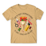 The florist is always cool Sand Men's T-shirt for Florist, Work
