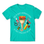The florist is always cool Turquoise Men's T-shirt for Florist, Work