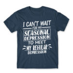 The seasonal and the regular depression Denim Men's T-shirt for Funny, Seasonal Depression