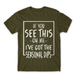 The seasonal depression has hit Army Men's T-shirt for Funny, Seasonal Depression