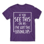 The seasonal depression has hit Dark Purple Men's Tee for Funny, Seasonal Depression