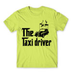 The Taxi Driver Apple Green Men's T-shirt for Taxi Driver, Work
