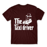 The Taxi Driver Burgundy Men's T-shirt for Taxi Driver, Work