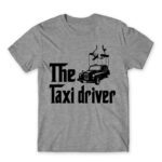 The Taxi Driver Grey Melange Men's Tee for Taxi Driver, Work