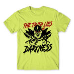 The Truth Lies in Darkness Apple Green Men's Tee for Gaming, League Of Legends