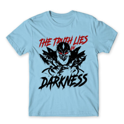 The Truth Lies in Darkness Sky Blue Men's Tee for Gaming, League Of Legends