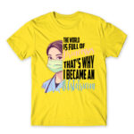 The world full of princess – obstetrician Lemon Men's T-shirt for Obstetrician, Work