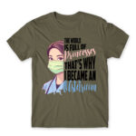 The world full of princess – obstetrician Zinc Men's T-shirt for Obstetrician, Work