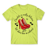 There are no calories in shoes Apple Green Men's T-shirt for Funny, Shopping