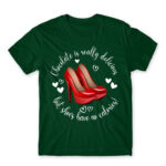 There are no calories in shoes Bottle Green Men's T-shirt for Funny, Shopping