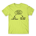 There are two kinds of problems Apple Green Men's Tee for Badass, Funny