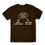 There are two kinds of problems Chocolate Men's Tee for Badass, Funny