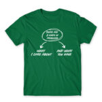 There are two kinds of problems Kelly Green Men's Tee for Badass, Funny