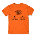 There are two kinds of problems Orange Men's T-shirt for Badass, Funny