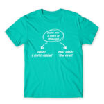 There are two kinds of problems Turquoise Men's Tee for Badass, Funny