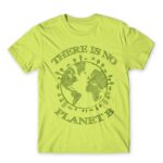 There is no planet B Apple Green Men's T-shirt for Funny, Sarcastic Humour