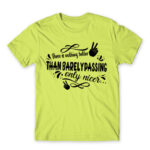 There’s no better mark Apple Green Men's Tee for Funny, Study