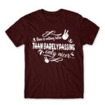 There’s no better mark Burgundy Men's Tee for Funny, Study