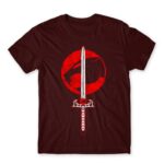 ThunderCats – Sword of Omens Burgundy Men's Tee for Anime, Original Art