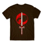 ThunderCats – Sword of Omens Chocolate Men's Tee for Anime, Original Art