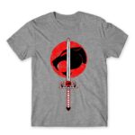 ThunderCats – Sword of Omens Grey Melange Men's T-shirt for Anime, Original Art