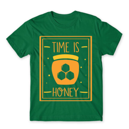 Time is honey Kelly Green Men's T-shirt for Beekeeper, Work