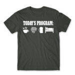 Today’s plan – Florist Dark Grey Men's Tee for Florist, Work