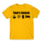 Today’s plan – Florist Gold Men's T-shirt for Florist, Work