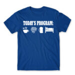 Today’s plan – Florist Royal Blue Men's Tee for Florist, Work