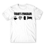 Today’s plan – Florist White Men's T-shirt for Florist, Work