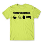 Today’s plan – Massage Therapist Apple Green Men's Tee for Massage Therapist, Work