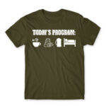 Today’s plan – Massage Therapist Army Men's Tee for Massage Therapist, Work