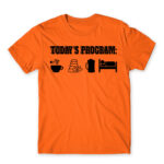 Today’s plan – Massage Therapist Orange Men's Tee for Massage Therapist, Work