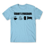 Today’s plan – Massage Therapist Sky Blue Men's T-shirt for Massage Therapist, Work