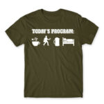 Today’s plan – Postman Army Men's T-shirt for Postman, Work