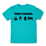Today’s plan – Postman Atoll Blue Men's T-shirt for Postman, Work
