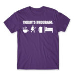 Today’s plan – Postman Dark Purple Men's T-shirt for Postman, Work