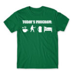 Today’s plan – Postman Kelly Green Men's Tee for Postman, Work
