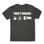 Today’s program – Accountant Dark Grey Men's Tee for Accountant, Work