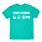 Today’s program – Accountant Turquoise Men's Tee for Accountant, Work