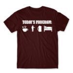 Today’s Program – Beekeeper Burgundy Men's Tee for Beekeeper, Work